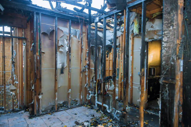 Professional Fire Damage Restoration technician working in South Apopka, FL